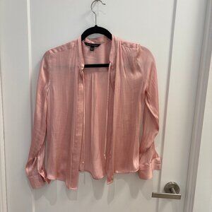 Banana Republic Pink Silk Blouse – XXS